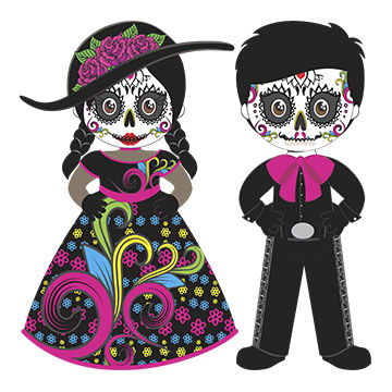 Jour des morts Catrina