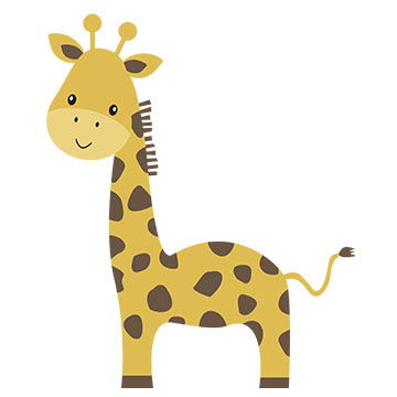 Bébé girafe